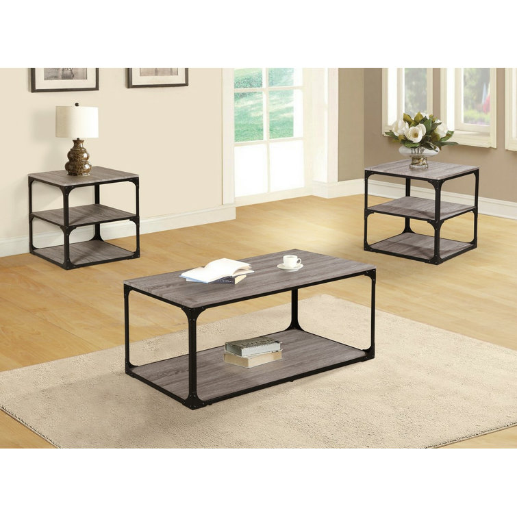 17 Stories 3 Piece Living Room Table Set Wayfair